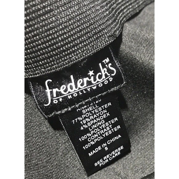 Fredricks of Hollywood Mini Skirt Sequin panel Size Small Gold Black Pull On - Picture 3 of 4